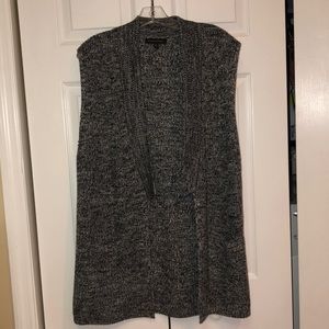 Banana Republic black and marbled grey Cardigan